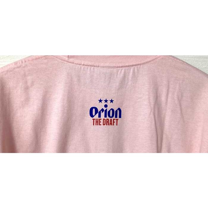 オリオンビールTシャツ 新ドラフト缶24 ピンク orion正規品 : okinawa