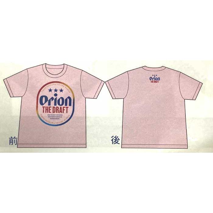 オリオンビールTシャツ 新ドラフト缶24 ピンク orion正規品 : okinawa