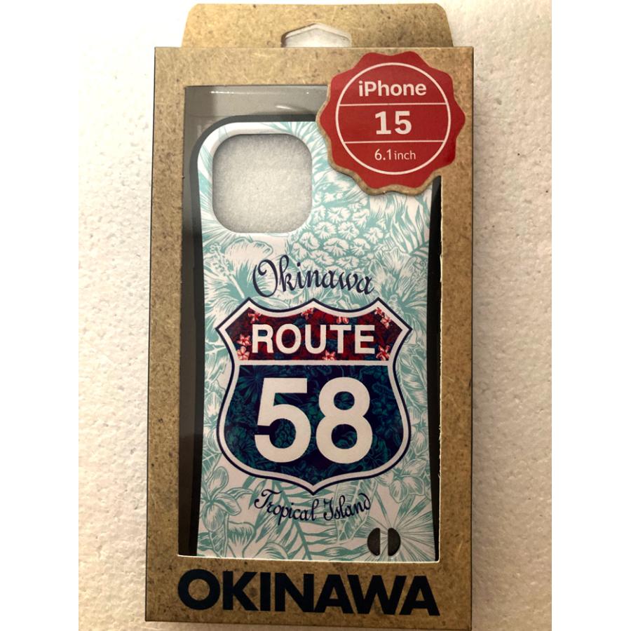 沖縄スマホケース iPhone15専用ケース ルート58号線 : okinawa