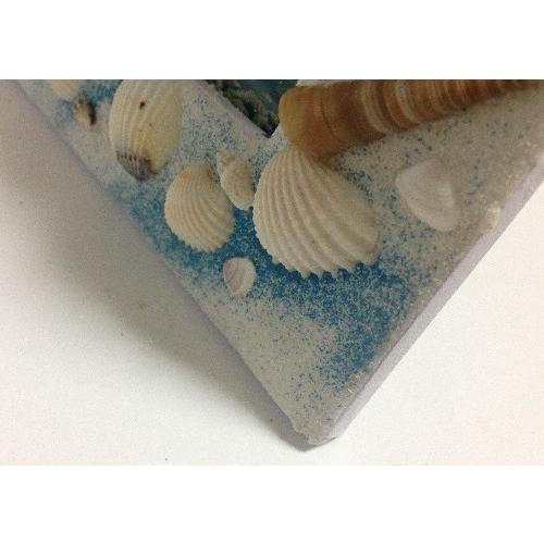 貝殻フレーム シェルの写真立て シーグラス 沖縄雑貨 南島雑貨 大 貝殻