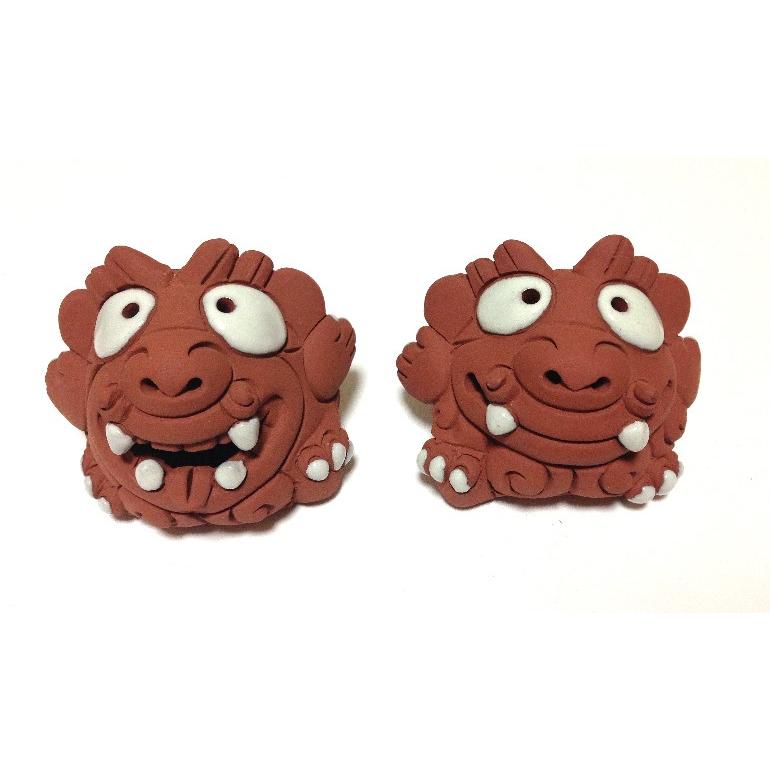 沖縄 お土産 おしゃれ かっこいい かわいい ねぇ遊ぼうシーサー シーサー 沖縄お土産 沖縄土産 素焼き 置物 限定 雑貨 魔除け 登場 シーサー