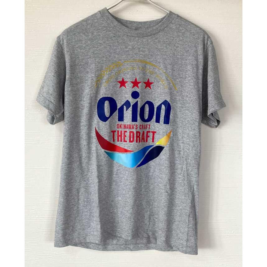 オリオンTシャツ グレー ドラフト缶ロゴ orion正規品 大きめサイズあり
