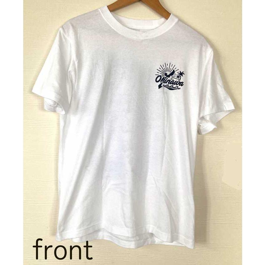 沖縄Tシャツ パラダイスロード CHURAISLAND 沖縄地図 白 半袖 沖縄土産
