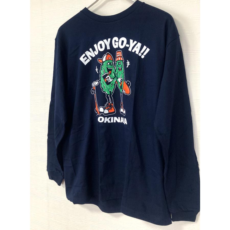 沖縄 長袖Tシャツ エンジョイゴーヤ ENJOY GO ~YA : okinawa マリン