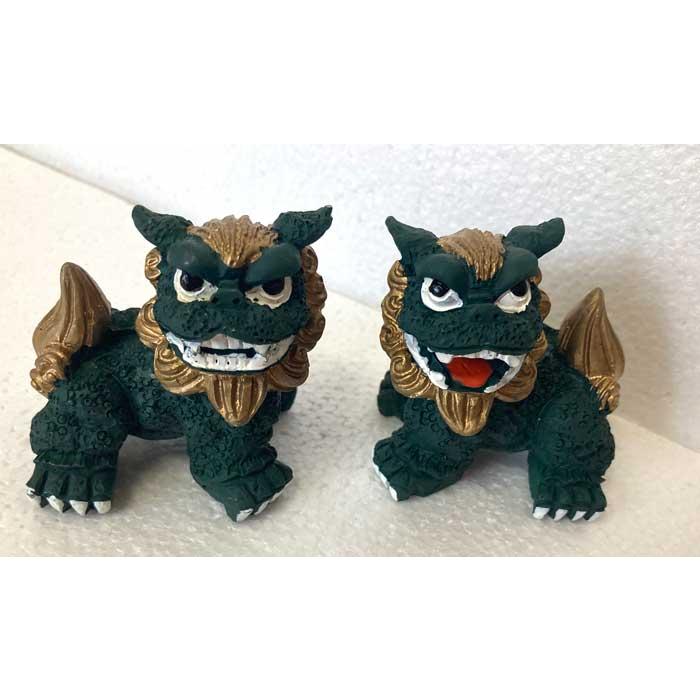 シーサー置物 楽天市場】シーサー 置物 おきもの 大立 高さ20cm ゴス | 琉球焼