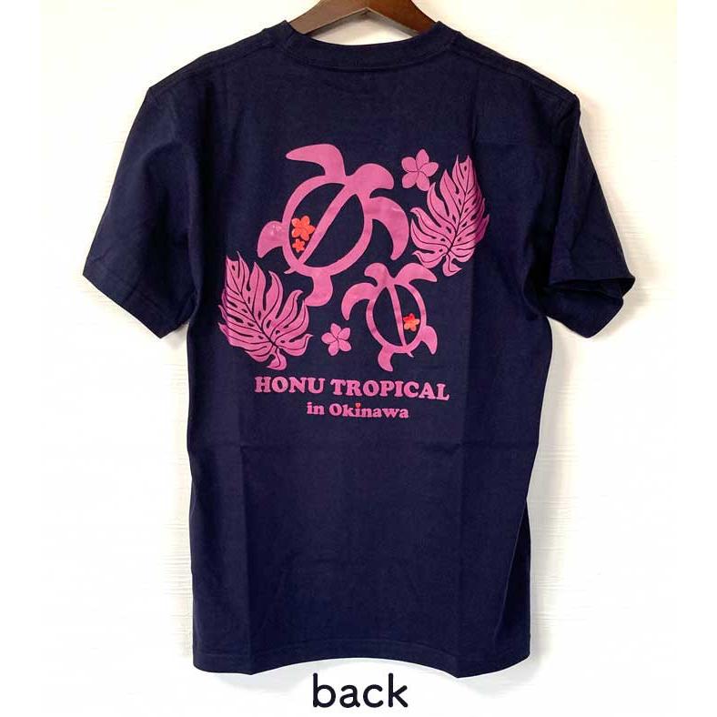StraighUp Tシャツ モンパチフェス沖縄限定ネイビー　サイズXL モンステラ&ハイビOKINAWATシャツ ホヌ ネイビー 南国 ト : okinawa