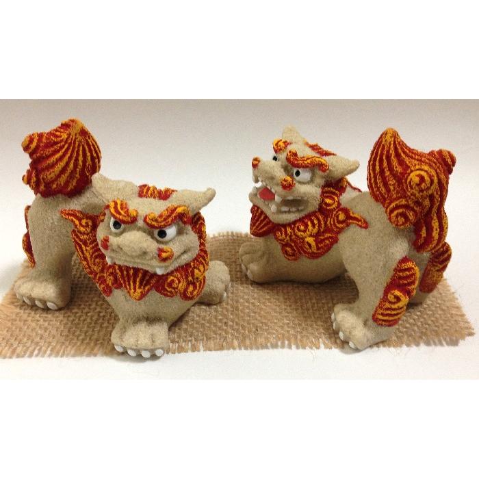 シーサー　置物　２体 Amazon.co.jp: シーサー 置物 獅子 2匹 インテリア 雑貨 縁起物