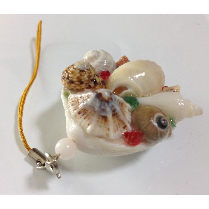 貝殻のお守りストラップ 貝殻の中に貝殻をたくさん レジン 沖縄お土産 Kaigaraomamori Okinawa マリンブルー 通販 Yahoo ショッピング
