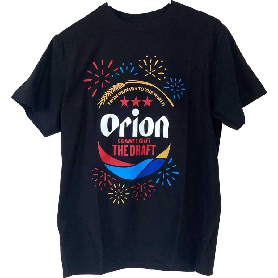 オリオンTシャツ 花火 黒 沖縄 tシャツ orion正規品 : okinawa マリン