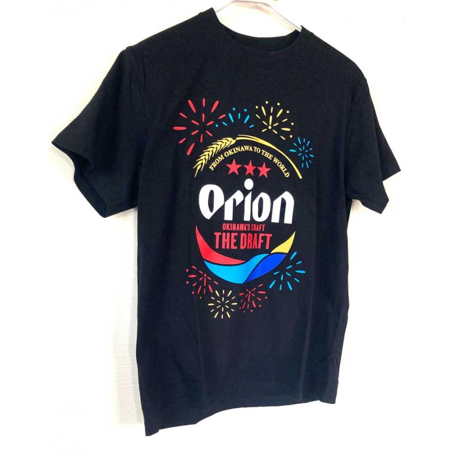 オリオンTシャツ 花火 黒 沖縄 tシャツ orion正規品 : okinawa マリン