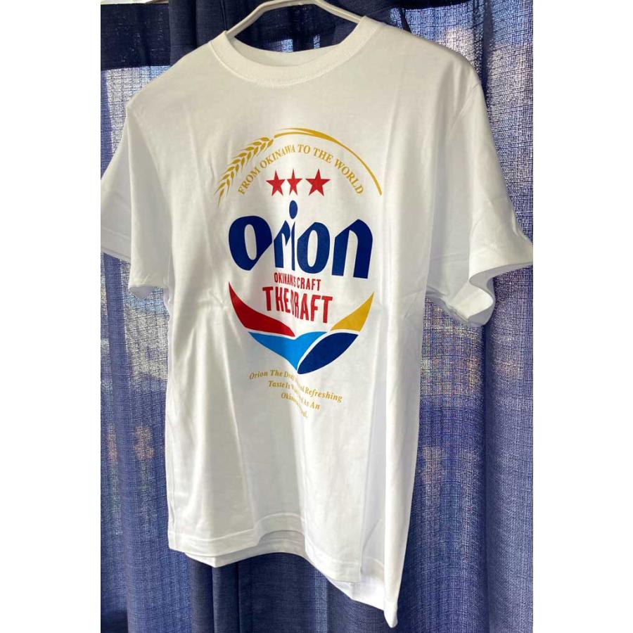 オリオンTシャツ ビッグロゴ白 沖縄 tシャツ 缶ロゴ orion正規品 