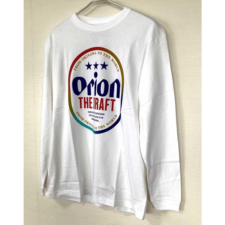 オリオン長袖Tシャツドラフト缶 24 ロングT 白 orion 正規品 : okinawa 