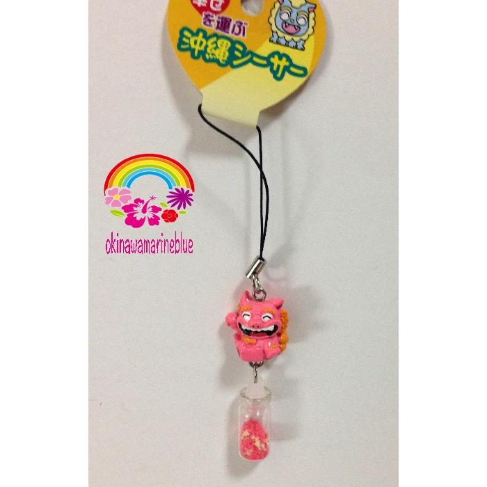 大放出セール ストラップ ピンクシーサー 幸せを呼ぶ星砂 ピンク 沖縄ストラップ 開運 恋愛運 沖縄お土産 Pmajk Gov Pk