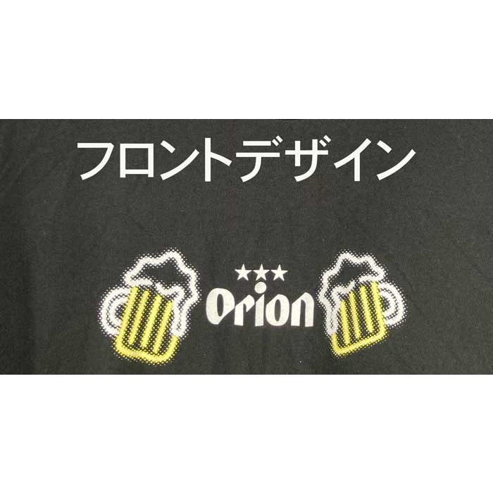 オリオンTシャツ 沖縄レトロ柄 黒 ネオン orion正規品 : okinawa