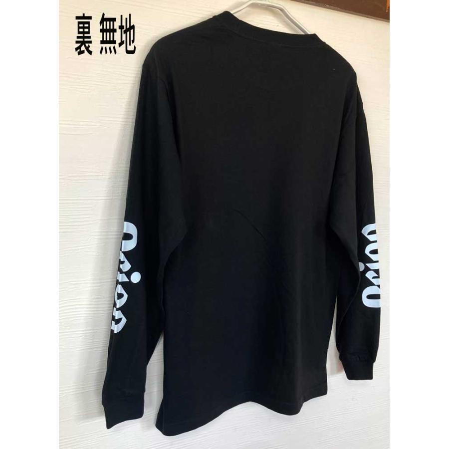 オリオン長袖Tシャツ ロングスリープサイドロゴ 黒 orion 正規品 