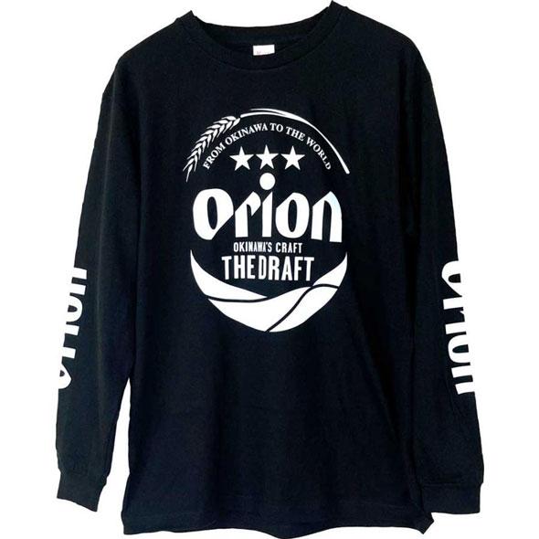 オリオン長袖Tシャツ ロングスリープサイドロゴ 黒 orion 正規品