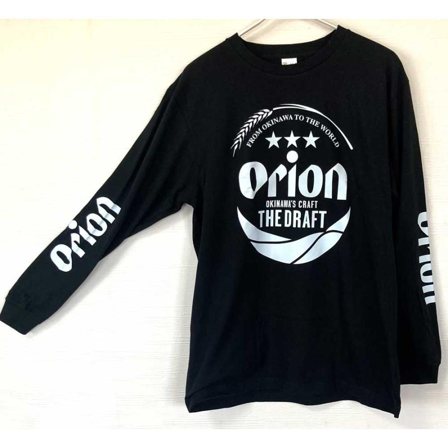 オリオン長袖Tシャツ ロングスリープサイドロゴ 黒 orion 正規品