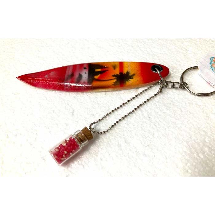 Hawaii 星型キーホルダー 星型カラーキーホルダーｰ* オマケがたくさんついてくるパーツ屋