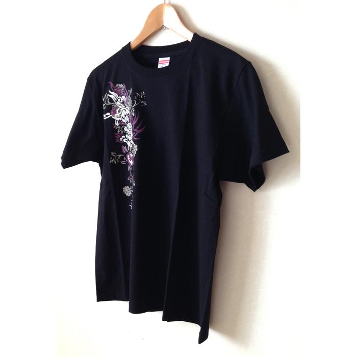 シーサーポイントTシャツ 黒 白 M L LL 沖縄お土産 : okinawa マリン