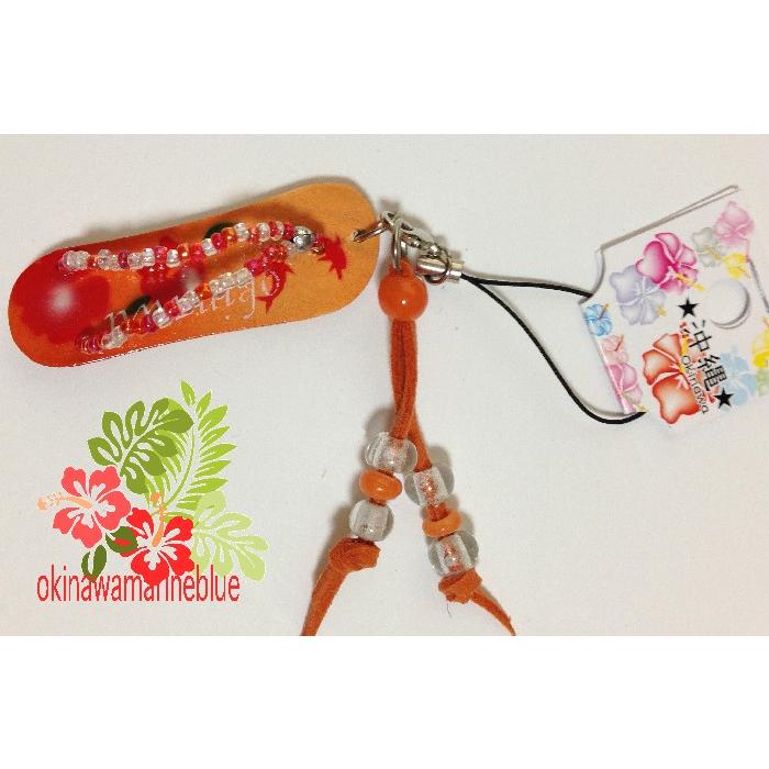 島ぞうりストラップ サンダル Wood彫りストラップ 沖縄おみやげ 沖縄お