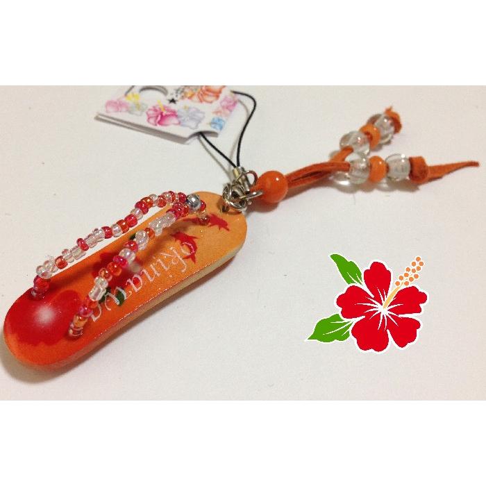 島ぞうりストラップ サンダル Wood彫りストラップ 沖縄おみやげ 沖縄お