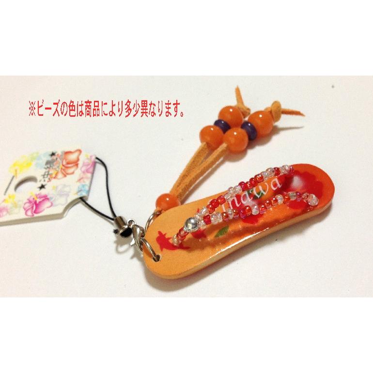 島ぞうりストラップ サンダル Wood彫りストラップ 沖縄おみやげ 沖縄お