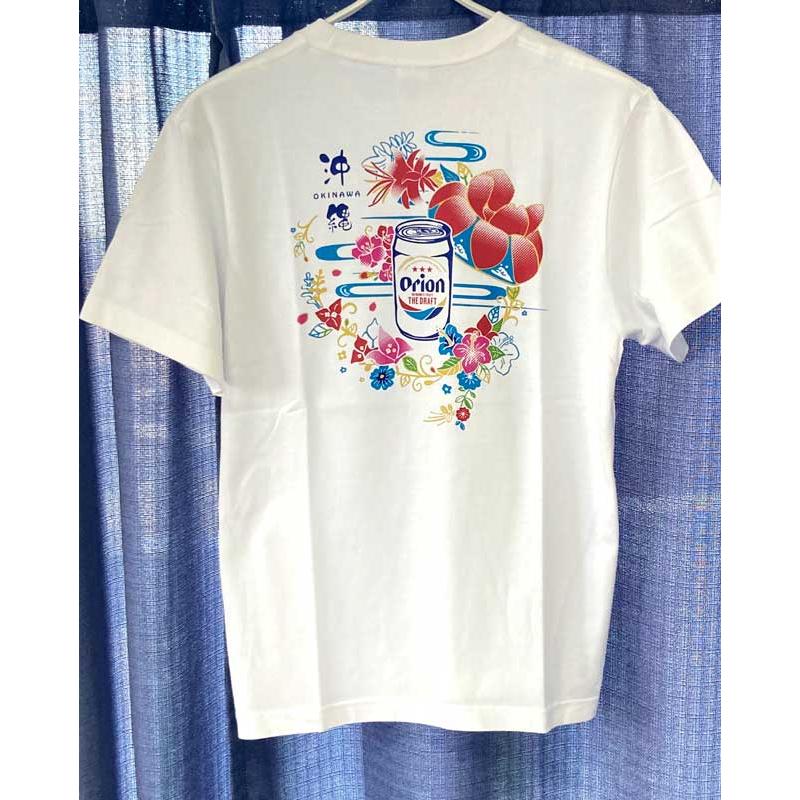 オリオンビールTシャツ 花笠オリオン orion ドラフト S M L LLサイズ