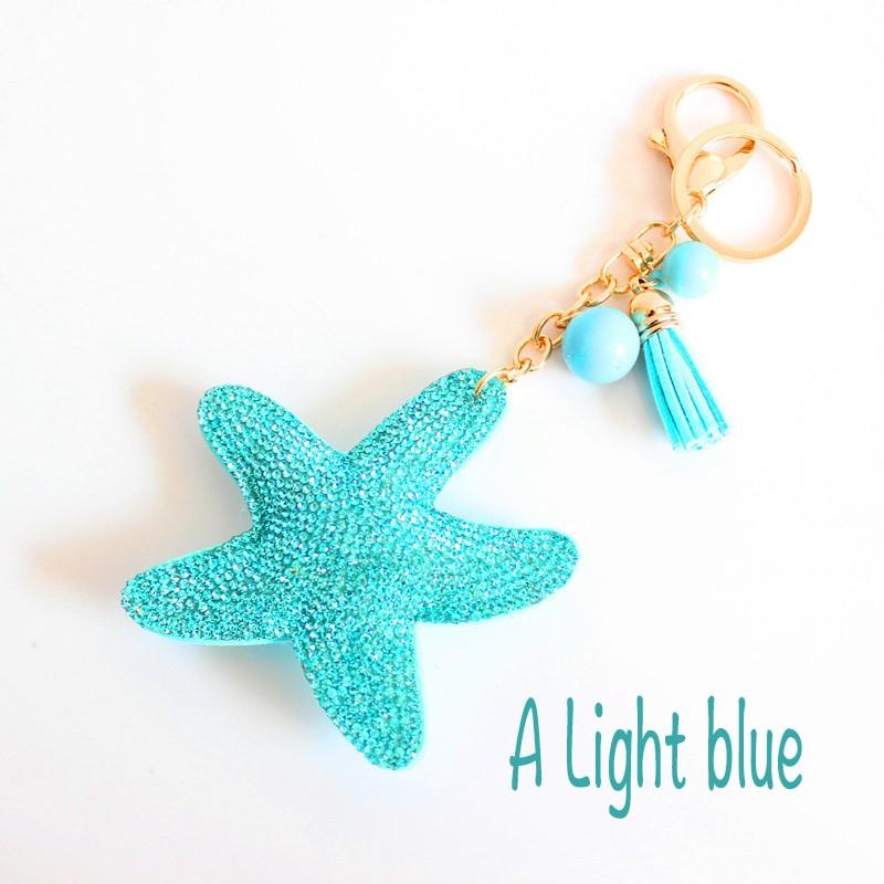 キーホルダー レザー スターフィッシュ 大きめ STARFISH ヒトデ