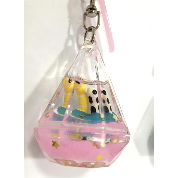 キーホルダー チンアナゴ ブルー ピンク プカプカキラキラ ウォーター