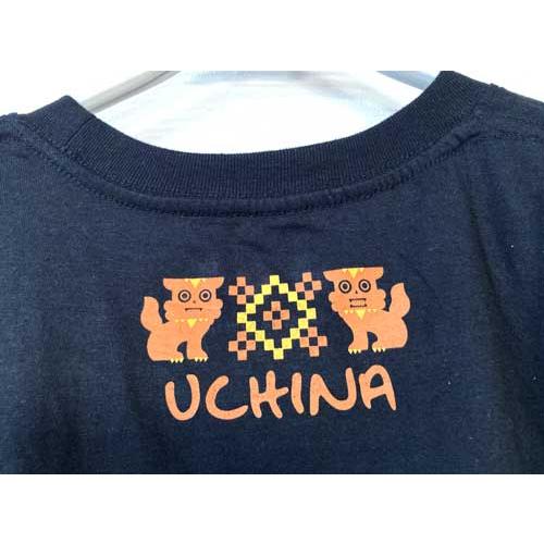 沖縄 シーサーTシャツ utuna うちなーバージョン : okinawa マリン
