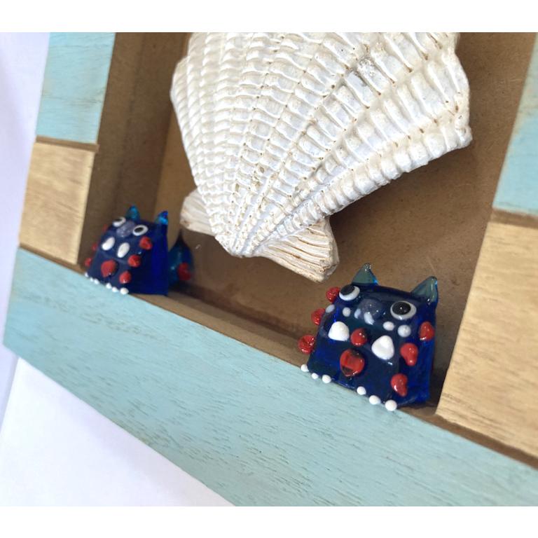 シーサーのwelcomeボードです 沖縄壁掛け ウエルカム ペアーシーサー welcomeボード : okinawa