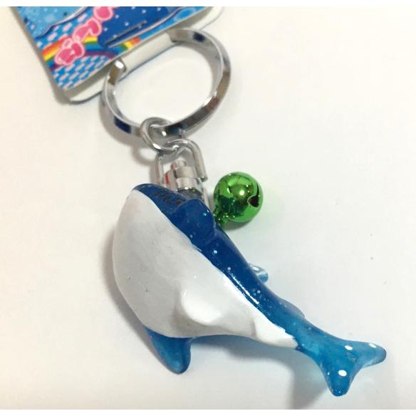 キーホルダー ジンベイザメ クリアー ジンベエザメ 美ら海お土産