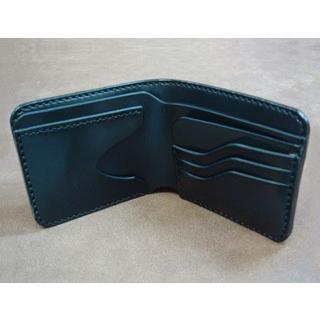 サドルバタフライウォレット Dタイプ 黒 二つ折り 2つ折り ミニ財布