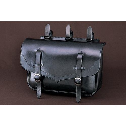 サドルバッグ 特大Aタイプ 黒 リアサイドバッグ レザーバッグ ツール  