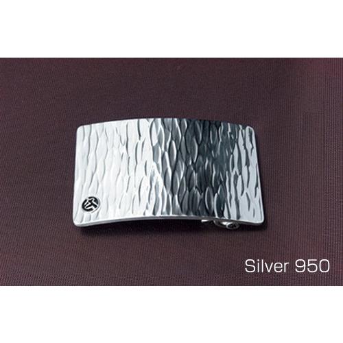 シルバーバックル 単品タタキタイプ 40mm巾 革ベルト シルバー シルバーバックル 単品タタキタイプ 40mm巾 革ベルト シルバー