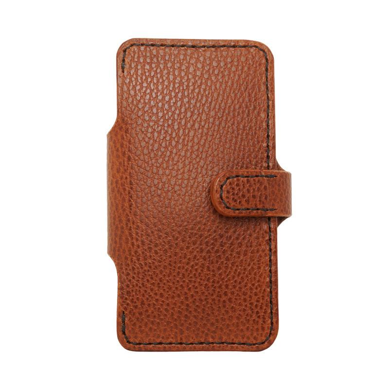 新品未使用iPhone15 Proレザーケース イタリアンレザー本革ブラウン Apple 手帳型 iPhone 15 / iPhone 15 Pro用レザーケース Aタイプ