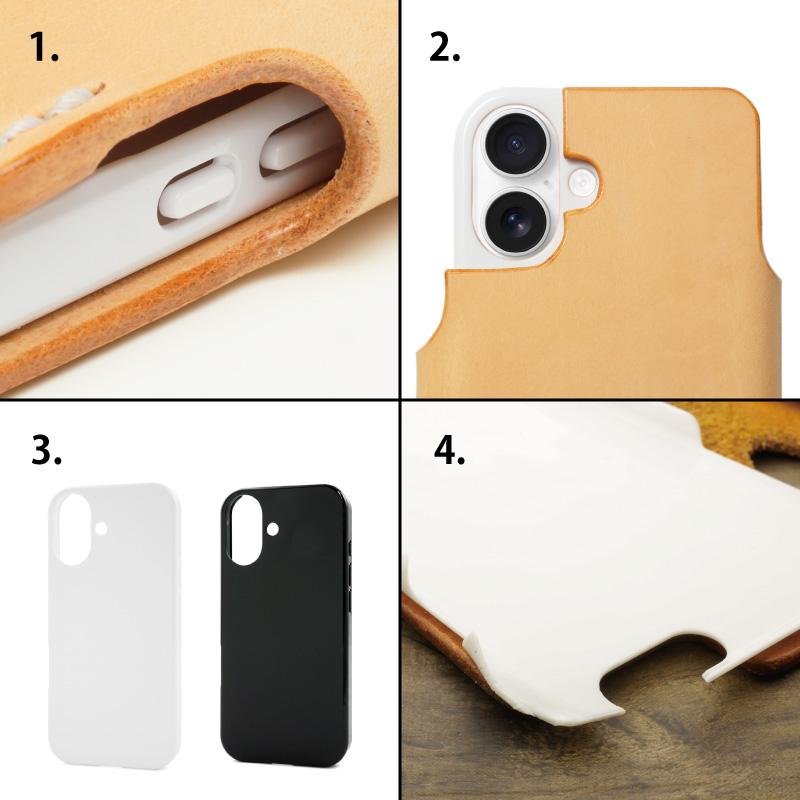 手帳型 iPhone 17用レザーケース Bタイプ アイホン アイフォン 本革