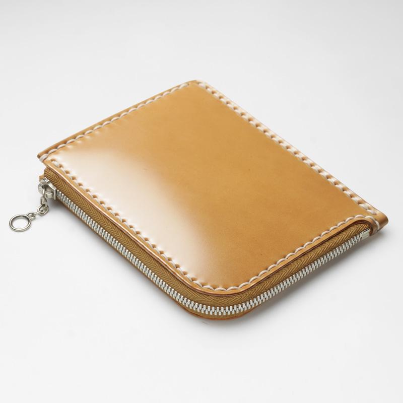 L字ファスナーウォレット コードバン ミニ財布 ミニウォレット