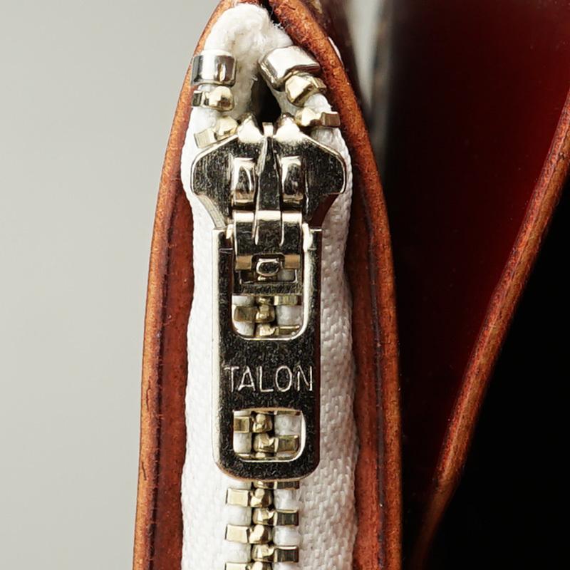 コードバンウォレット Aタイプ パンチング ダブルカット きなり・黒