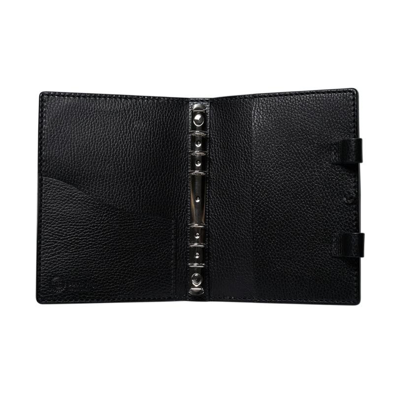 システム手帳 Bタイプ バイブルサイズ 本革 本牛革 サドルレザー