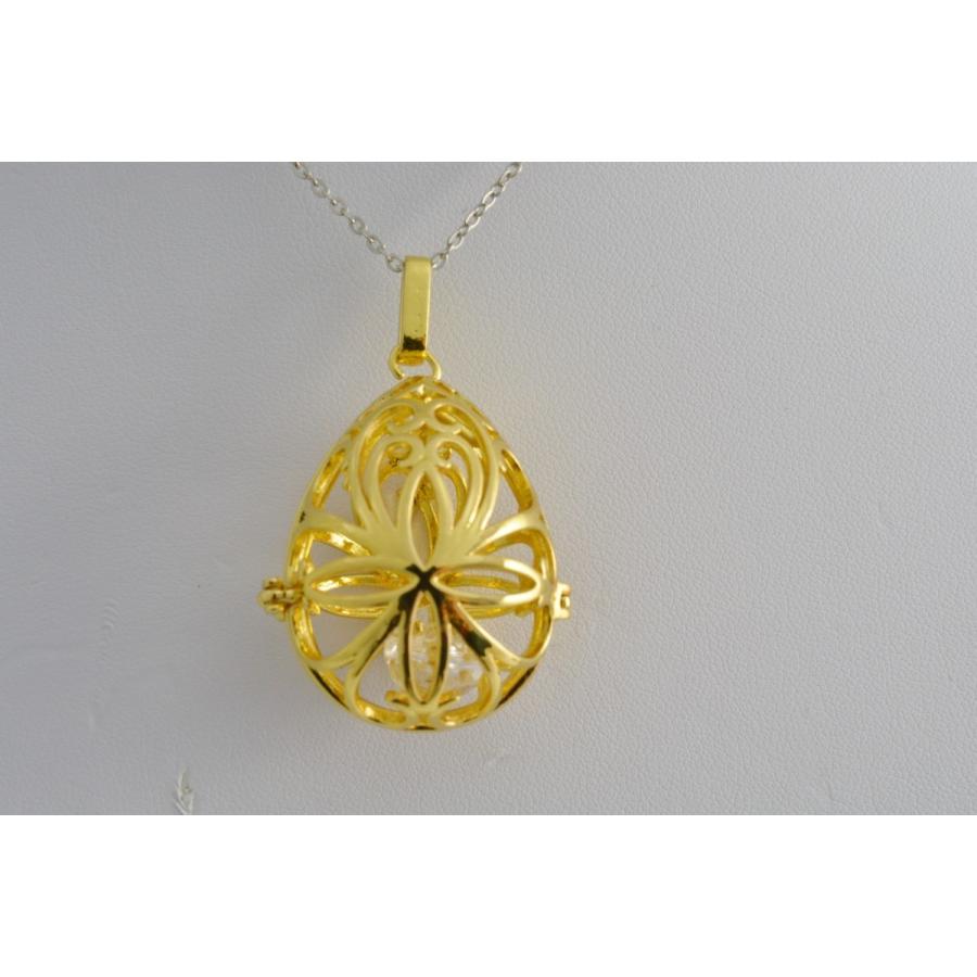 チャーム しずく ロケット ペンダント 金 1個 37mm ピアス イヤリング  