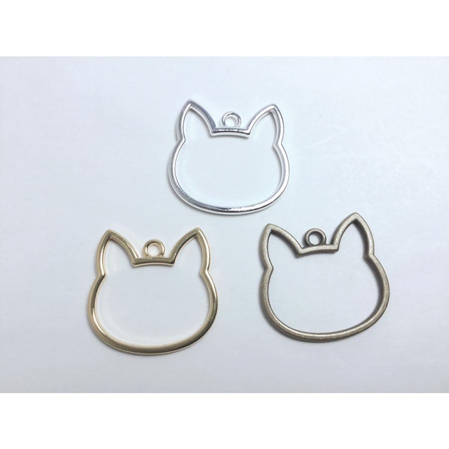 1個 ビーズクラブ レジン枠 ねこ ネコ 猫 金古美 空枠 フレーム 29mm Uvレジン パーツ ビーズクラブ 通販 Yahoo ショッピング