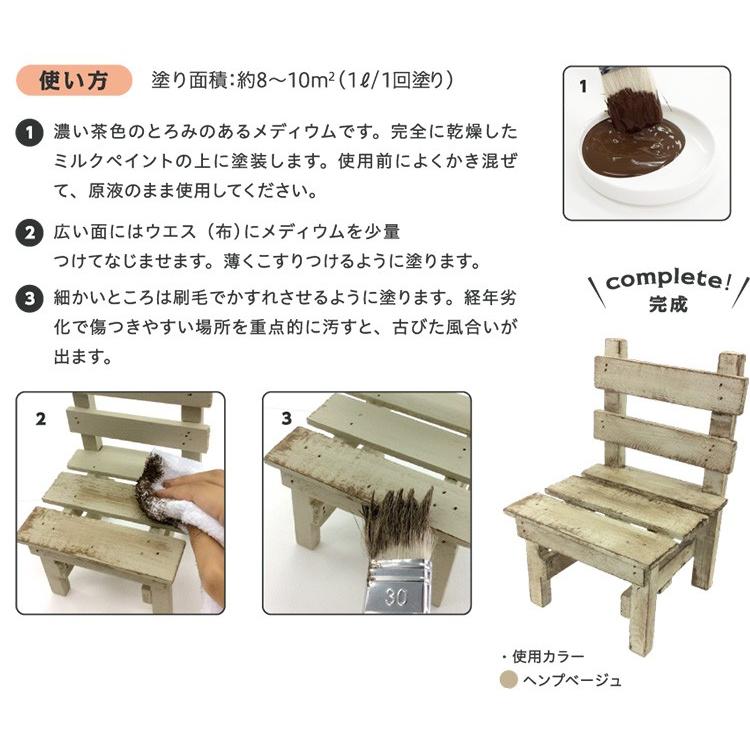 ペンキ 水性 塗料 室内 ターナー色彩 ターナー ミルクペイント アンティークメディウム 0ml Bm Rooming 通販 Yahoo ショッピング