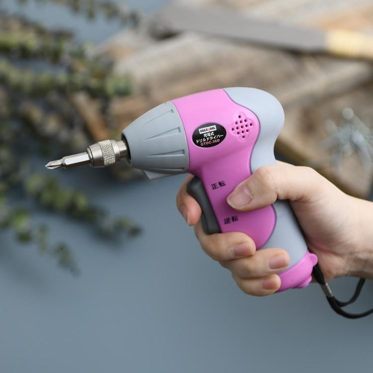 【売約済！】　新品未使用　早い者勝ち！　電動工具　ドリル 電動ドリル 充電式 ビット付 電動工具 GREATTOOL グレートツール DIY用