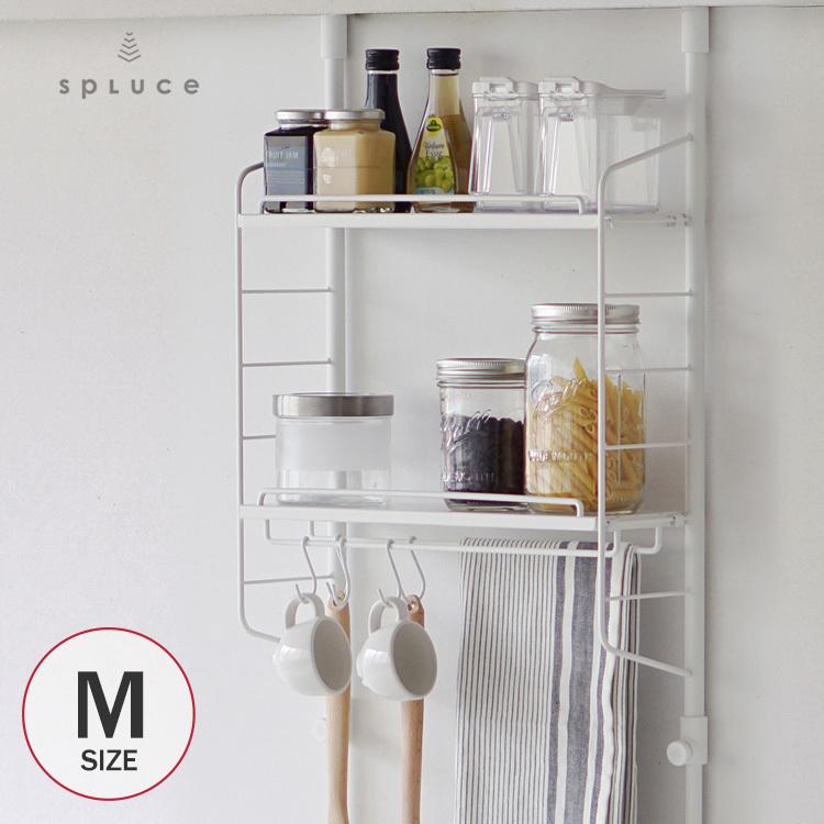 Spluce キッチン 収納 整理 整頓 ｄｉｙ 取り付け 賃貸住宅 初心者 簡単 スプルース スリムポールラック ハンガーセットm Bm Rooming 通販 Yahoo ショッピング