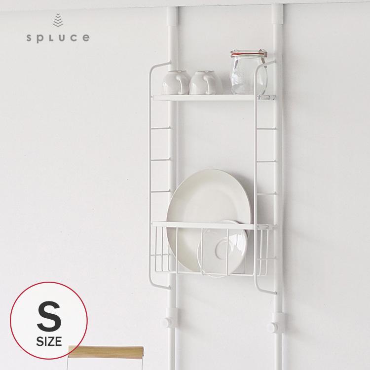 Spluce キッチン 収納 整理 整頓 水切りカゴ ｄｉｙ 取り付け 賃貸住宅 初心者 簡単 スプルース スリムポールラック メッシュセットs Bm Rooming 通販 Yahoo ショッピング