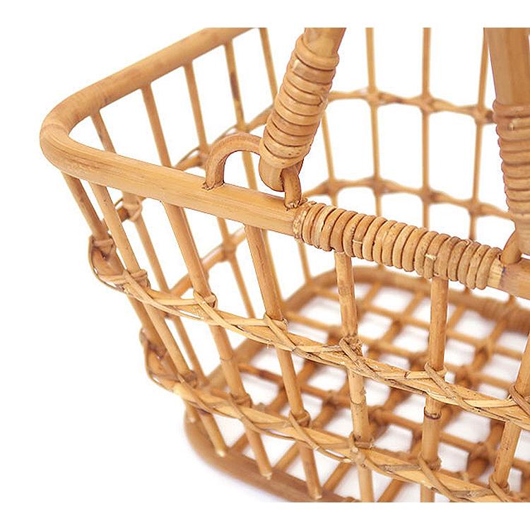 ナチュラル雑貨 シンプル トランク風 収納 収納箱 バスケット ラタン