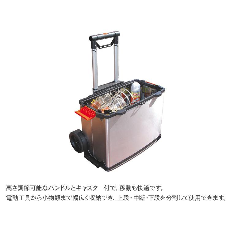 工具ケース 工具箱 工具収納 ハンドル付き キャスター付き デザイン性