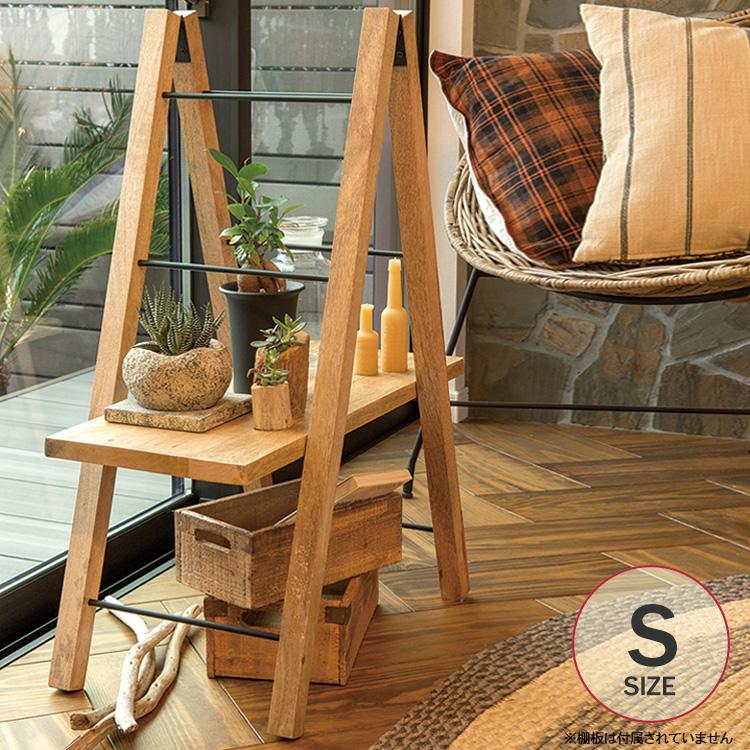 アイアン ラダーラック 3段 花台 ディスプレイ インダストリアル