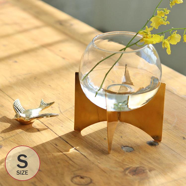 フラワーベース ガラ花瓶 ガラスボール 花器 小物入れ おしゃれ